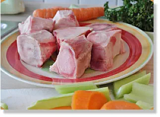 dog blog page widget for bone broth recipe